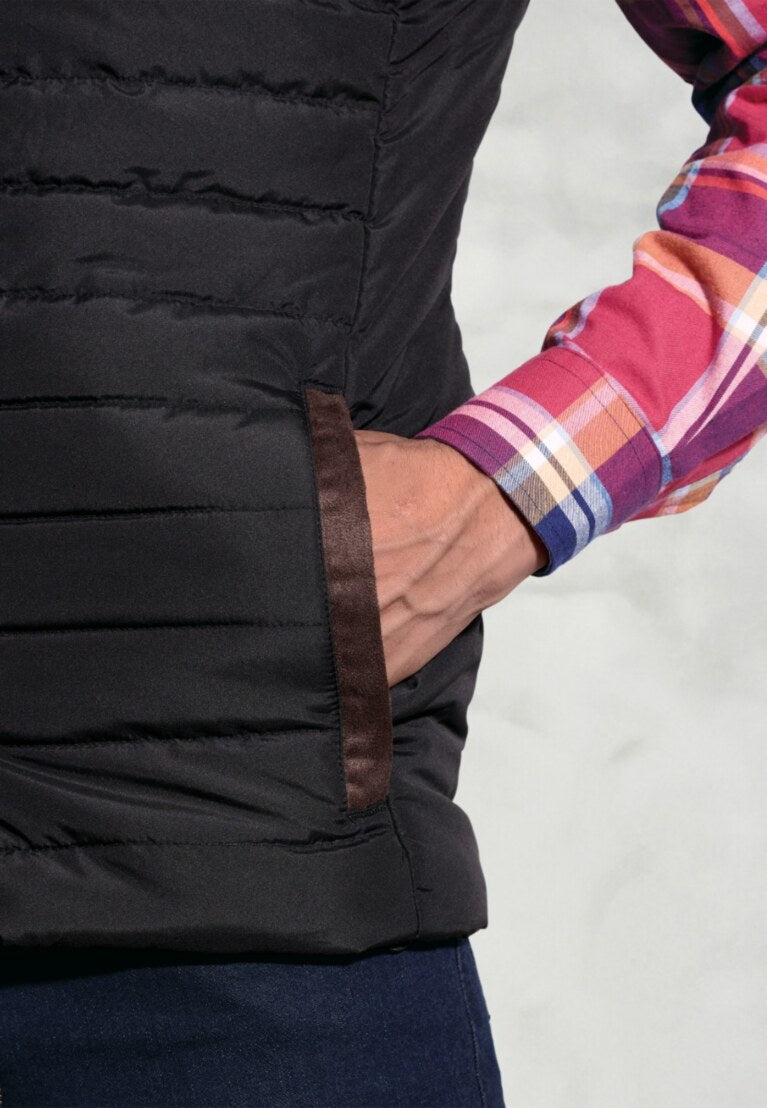 Black Tampa Quilted Gilet