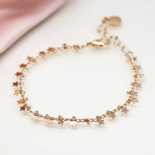 4192 - Golden Multi Star Bracelet