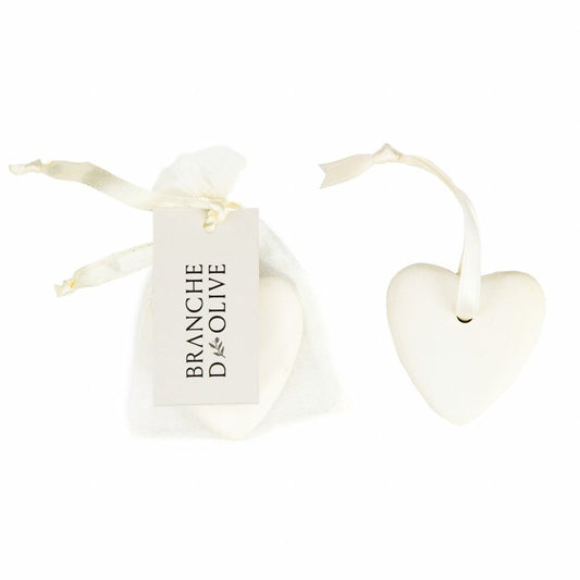 Scented Ceramic Heart - Garrigue