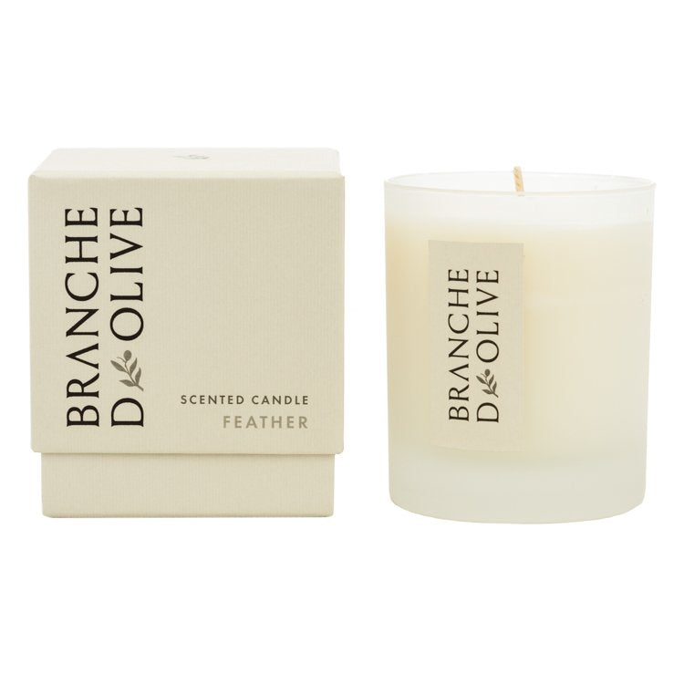 Boxed Scented Candle - Feather