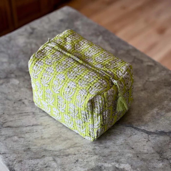 Wash/Cosmetic Bag - Lime Green