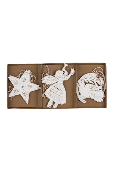 Set of 18 Paper Decorations