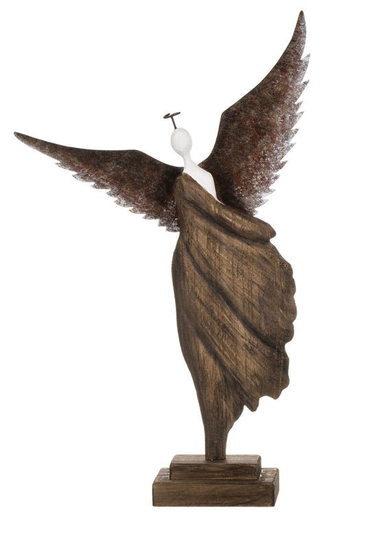 Angel with open wings