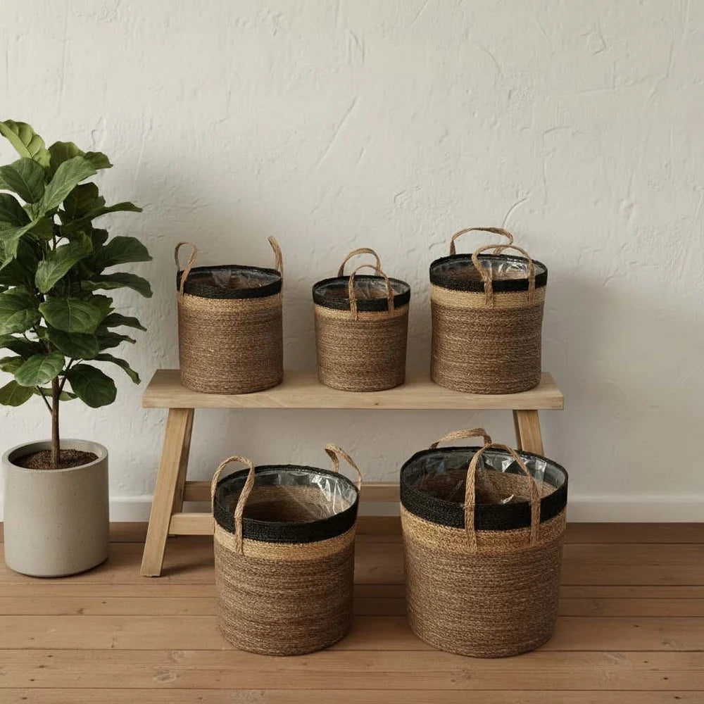 Huy Plastic Lined Basket - Small to Large