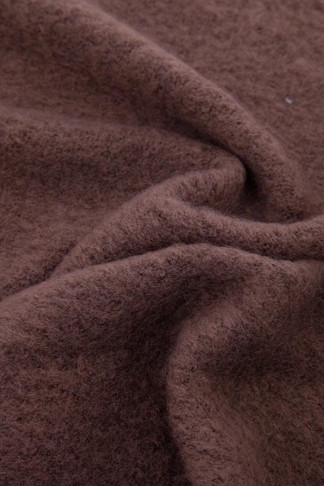 Brown Asymmetric Heavyweight Scarf