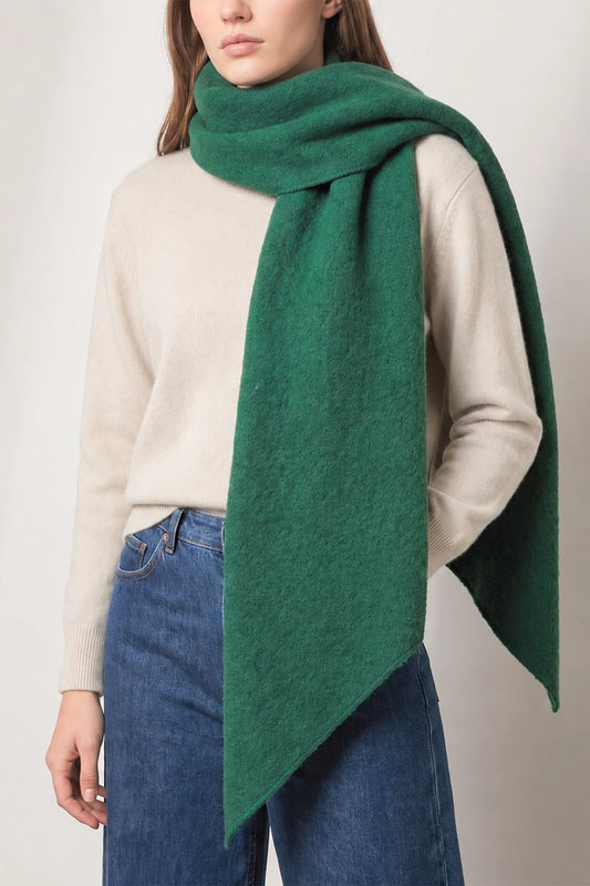 Jade Asymmetric Heavyweight Scarf