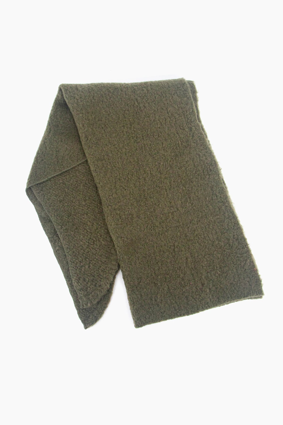Khaki Asymmetric Heavyweight Scarf