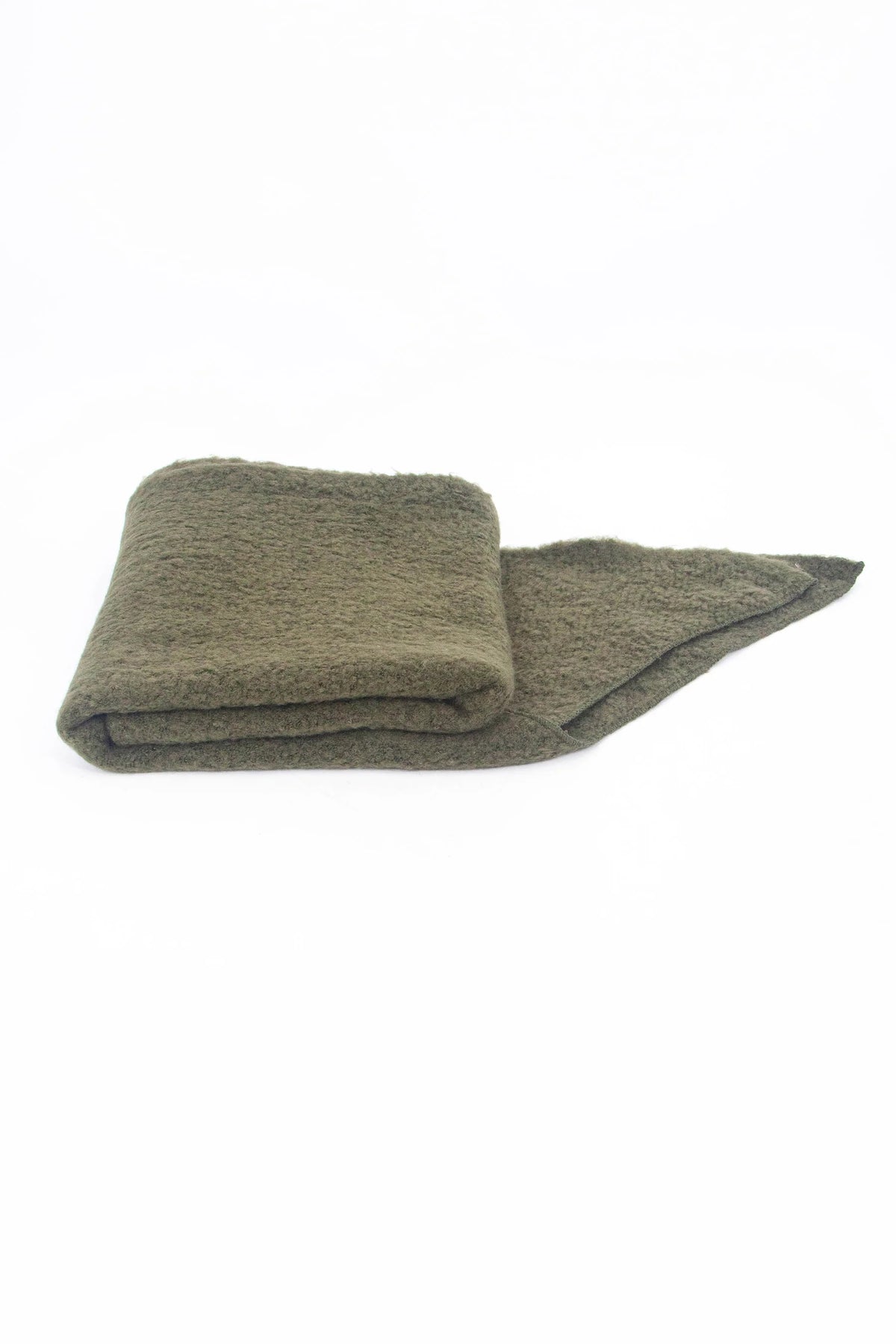 Khaki Asymmetric Heavyweight Scarf