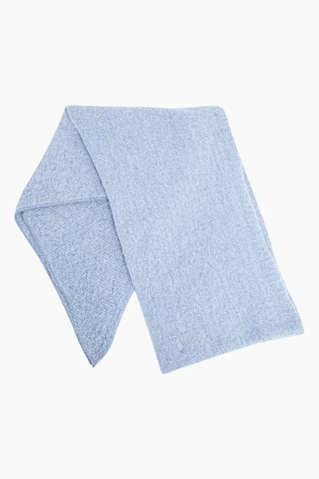Ice Blue Asymmetric Heavyweight Scarf