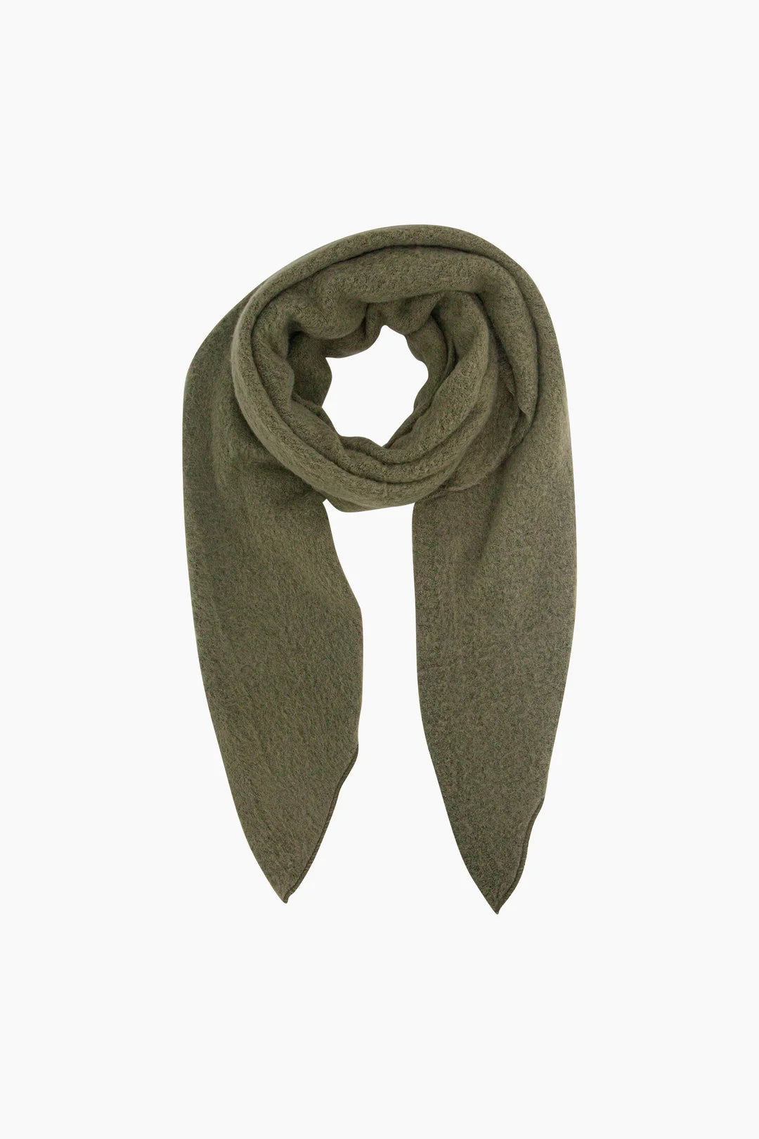 Moss Asymmetric Heavyweight Scarf