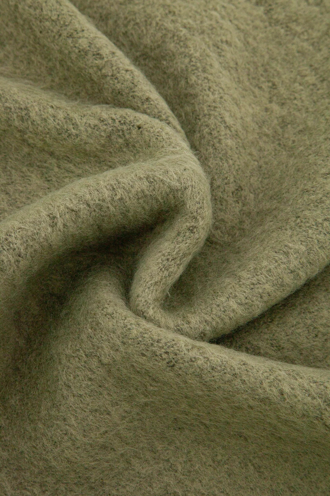 Moss Asymmetric Heavyweight Scarf