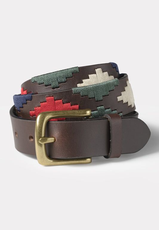 Cambridge Leather & Woven Belt