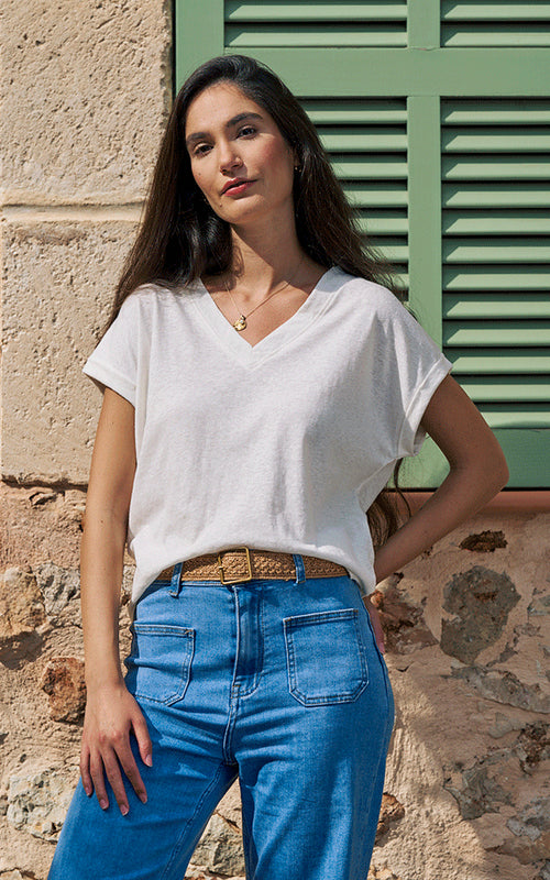 Cotton T-shirt - Vanilla