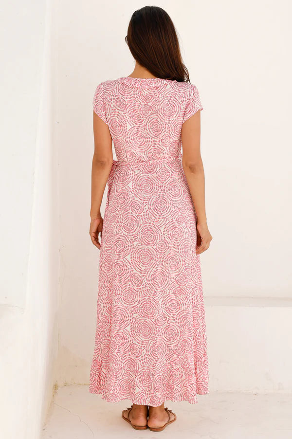 Demi Wrap Dress - Pink
