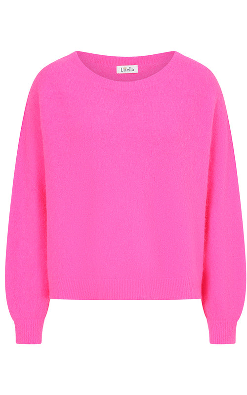 Bettina Short - Pink Fluorescent, Alpaca Jumper