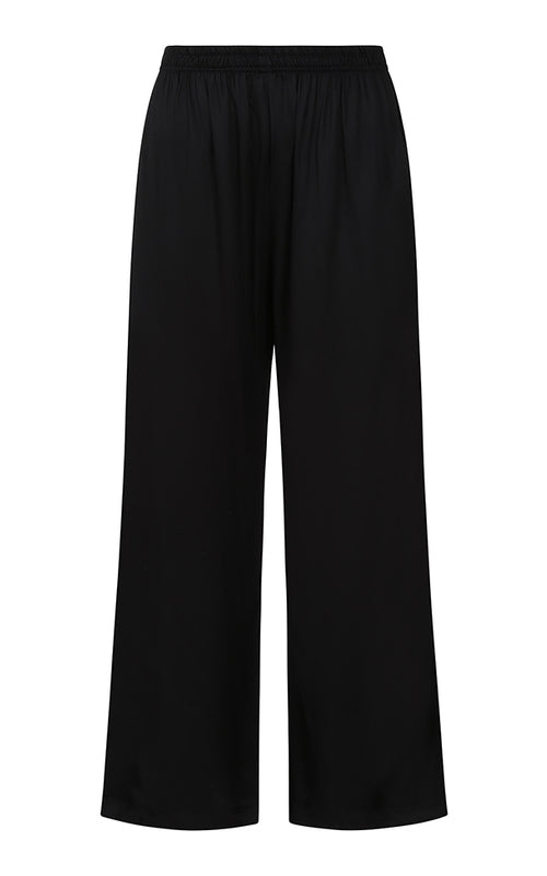 Evangeline, Evening Trouser with Velvet Stripe - Black