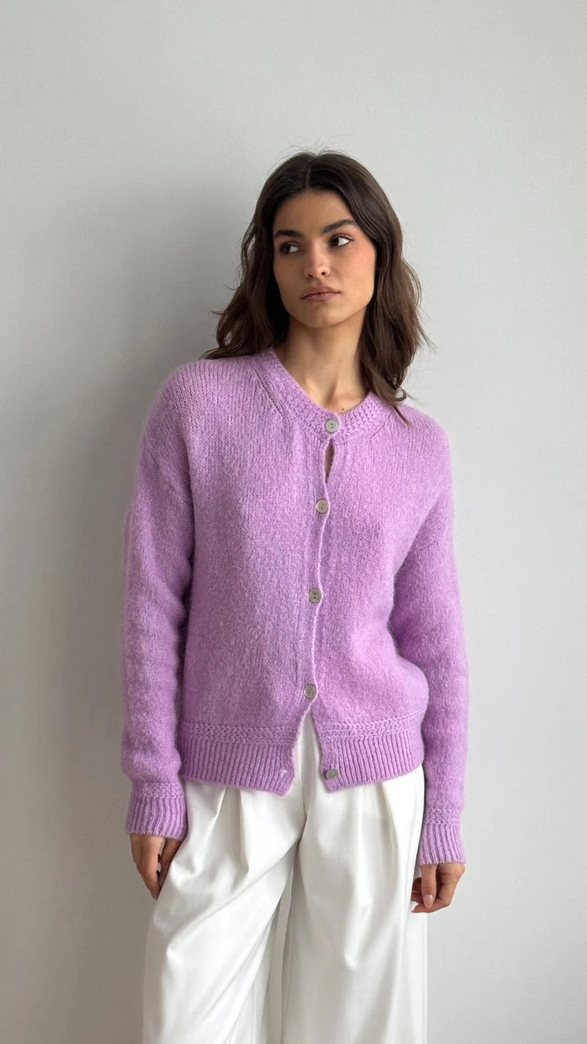 Reyna Cardigan - Lilac