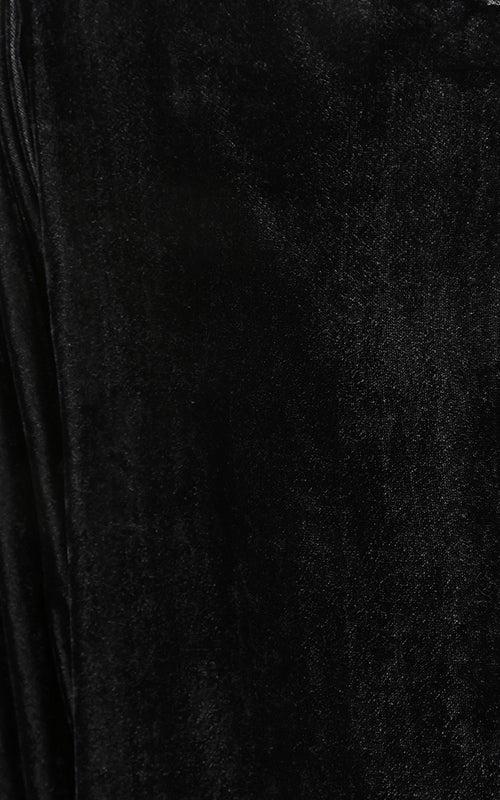 Bari, Velvet Jacket, Black