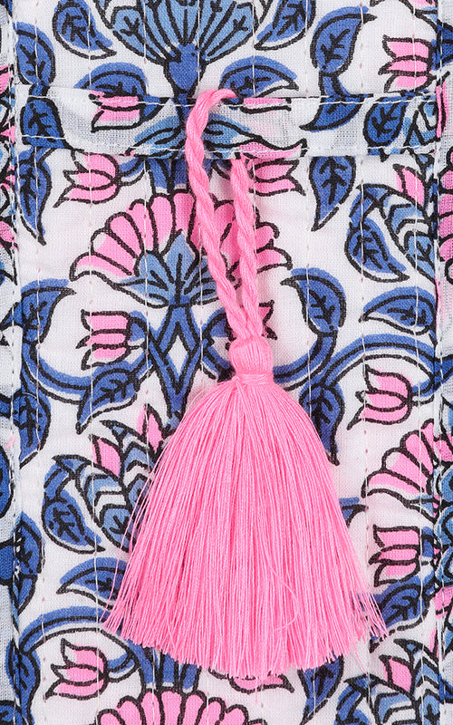 Jianna Glasses Case - Neon Pink & Blue