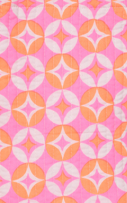 Sherah Tote Bag - Neon Pink & Orange