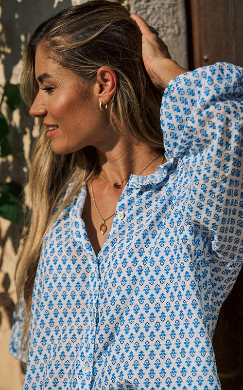 Olbia Blouse - Blue