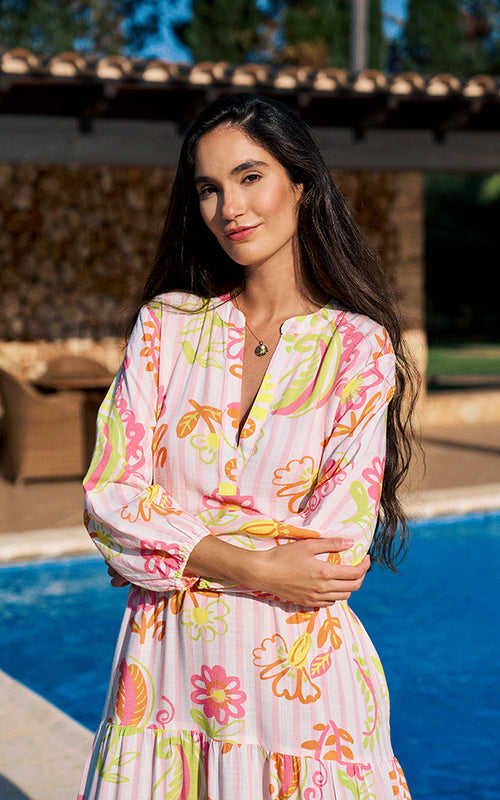 Palermo Maxi Dress - Orange