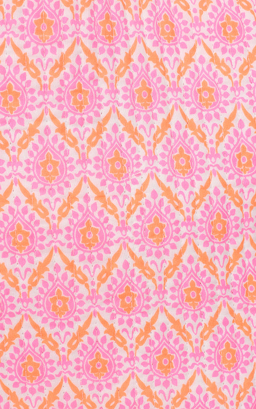 Vashti Tote Bag - Neon Pink & Orange