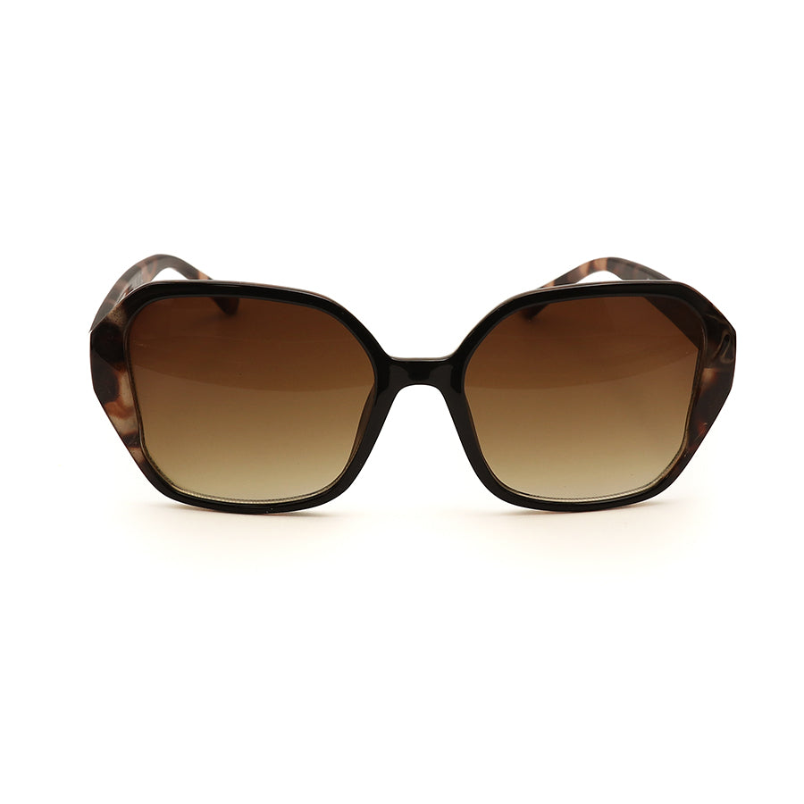 Square Auburn Tortoiseshell Sunglasses