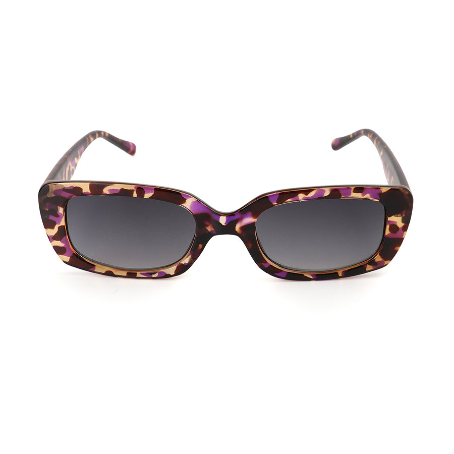 Purple Mix Rectangle Frame Sunglasses