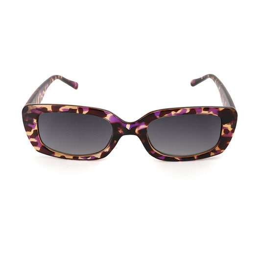 Purple Mix Rectangle Frame Sunglasses
