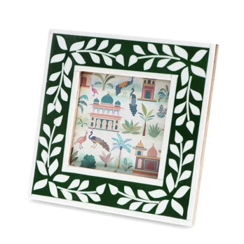 Green Square Picture Frame