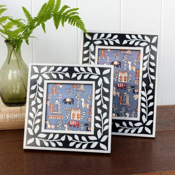 Navy Rectangular Picture Frame