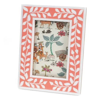 Pink Rectangular Picture Frame