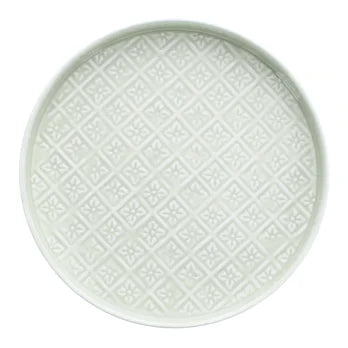 Light Grey Round Enamel Tray