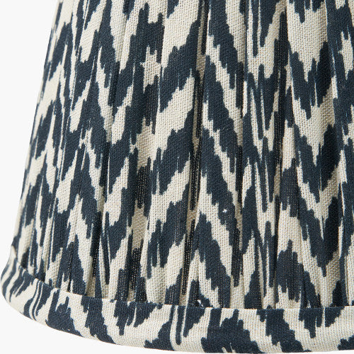 Vienna, Black Chevron Pleat Lampshade - 16cm