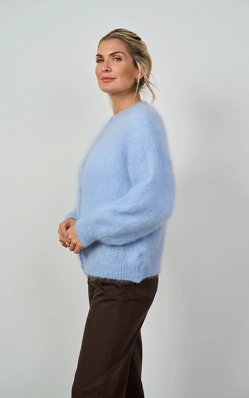 Nairn Mohair Blend Tank, Pale Blue