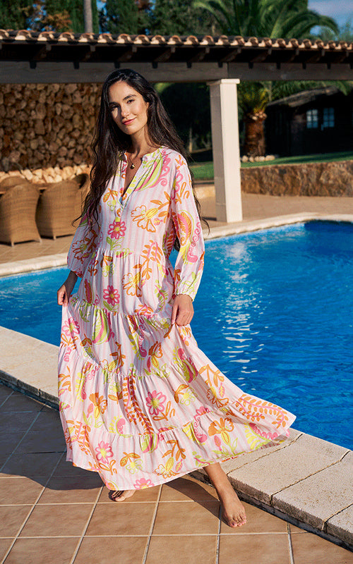 Palermo Maxi Dress - Orange