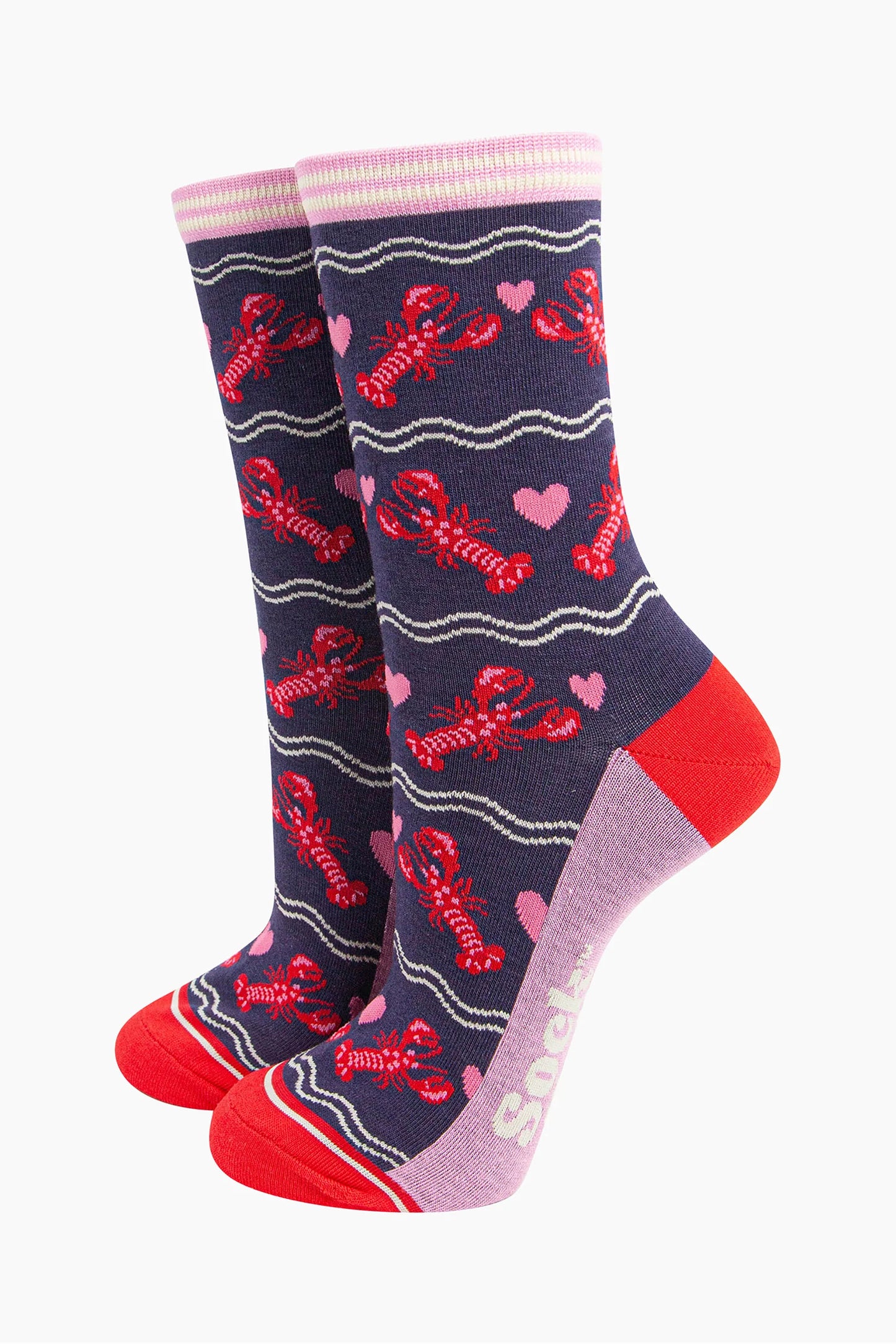 Women's Bamboo Socks - Lobsters With Love