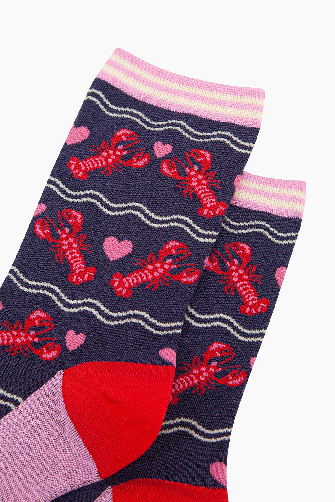 Women's Bamboo Socks - Lobsters With Love