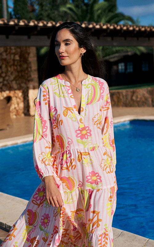 Palermo Maxi Dress - Orange
