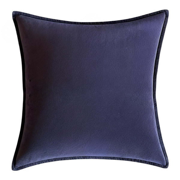 Deep Navy, Stonewashed Velvet Cushion