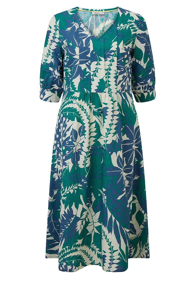 Etta Dress - Palm Leaf