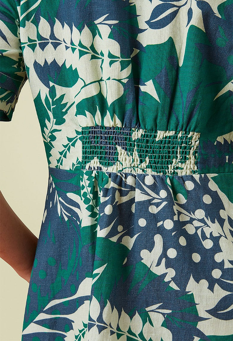 Etta Dress - Palm Leaf