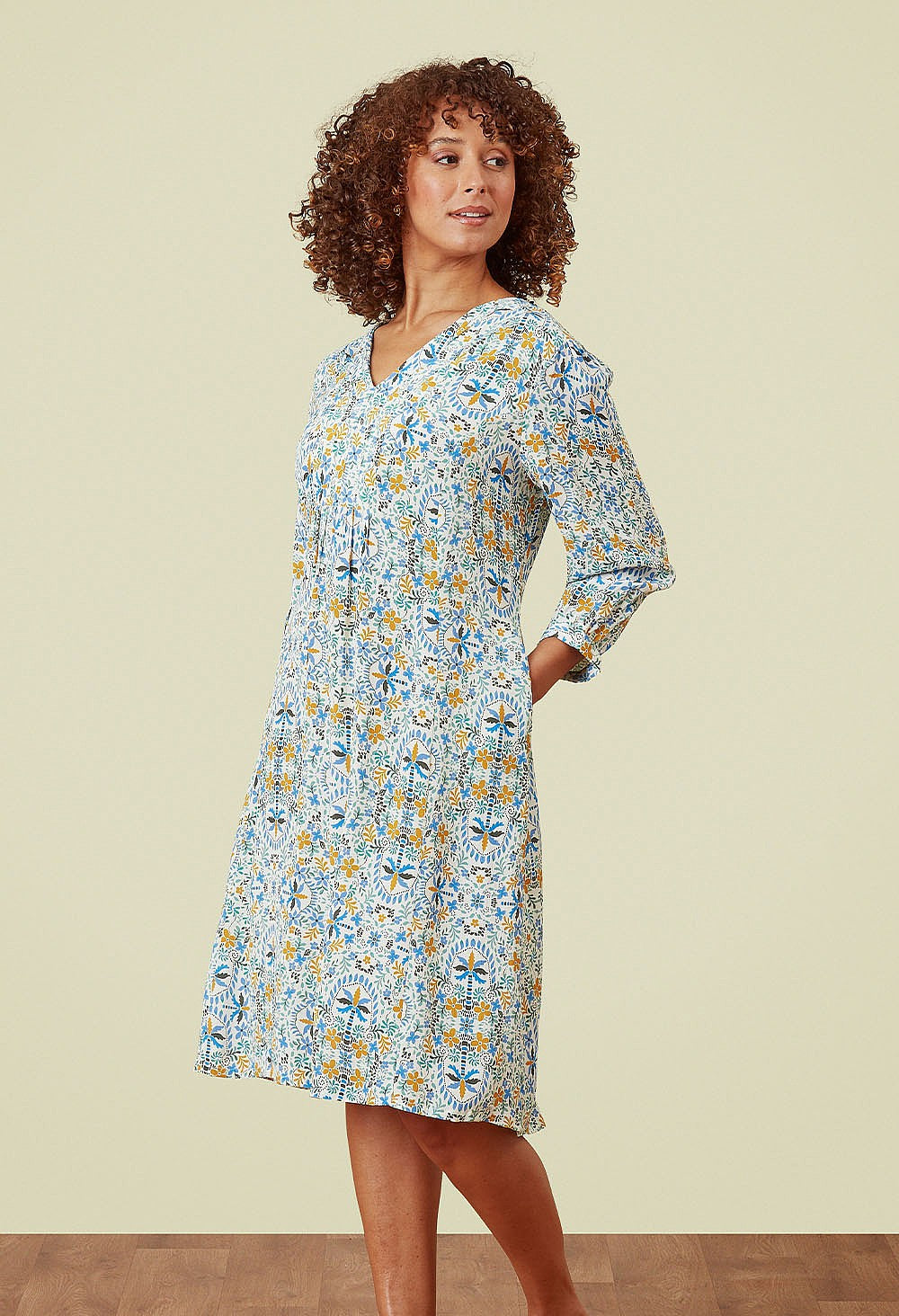 Sunshine Palm Dress