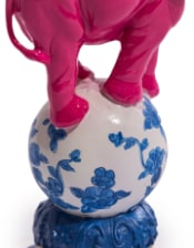 Elephant & Cockatoo Circus Candle Holder