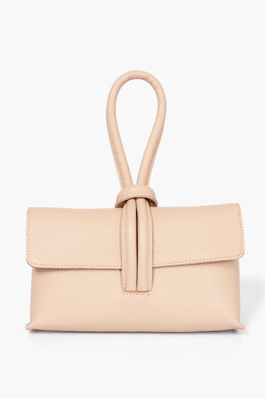 Trixie Italian Leather Bag - Nude