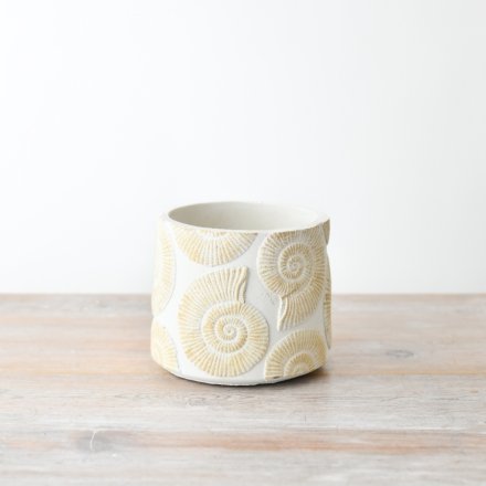 Ammonite Plant Pot - Large