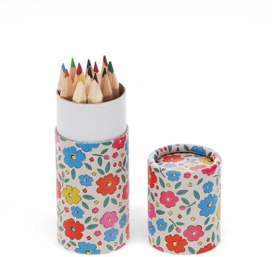 Tilde Floral - Little Tube of Colouring Pencil