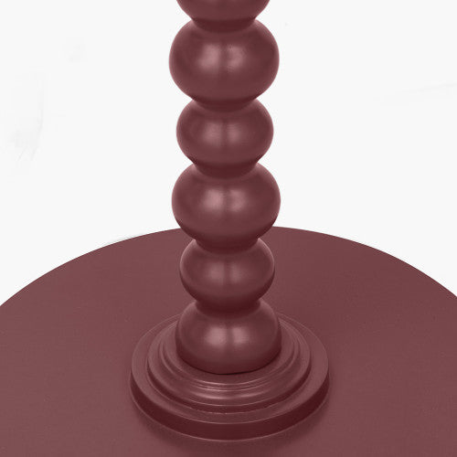 Margot Side Table, Mulberry