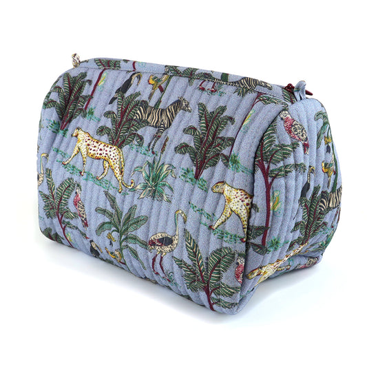 Imani, Blue Safari Large Make-up Bag